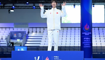 大运会｜马静月夺得跆拳道女子49公斤级金牌