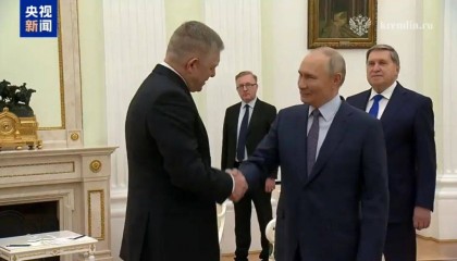 8年首次一对一接触！普京会见斯洛伐克总理，“确认准备继续向西方国家供应天然气”……