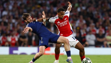 欧冠-登贝莱闪击+伤退梅里诺进球被吹 阿森纳主场0-1巴黎