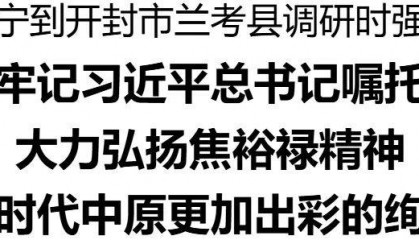 刘宁到开封市兰考县调研
