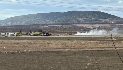 突发：机上人员全部遇难，土耳其一军机坠毁