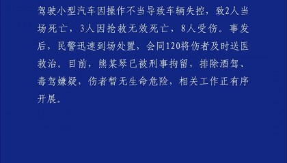 湖北警方：熊某琴被刑拘