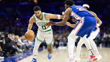 塔图姆三双恩比德15分 普理查德28分绿军大胜76人