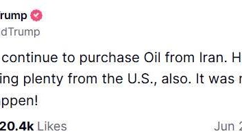 大转弯？特朗普：中国可以继续买伊朗石油了