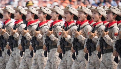 英姿飒爽！四川高校大四女生，亮相九三阅兵方队