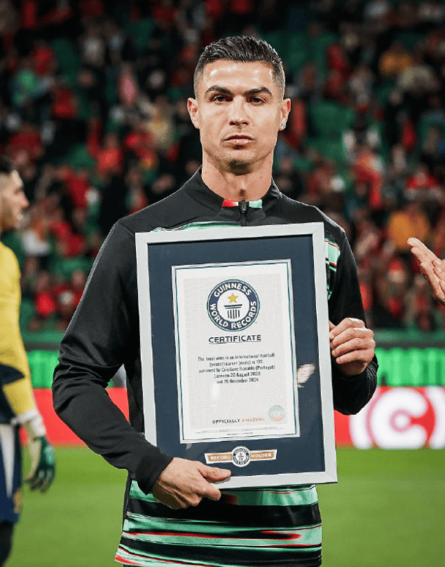 40岁C罗,再获吉尼斯世界纪录