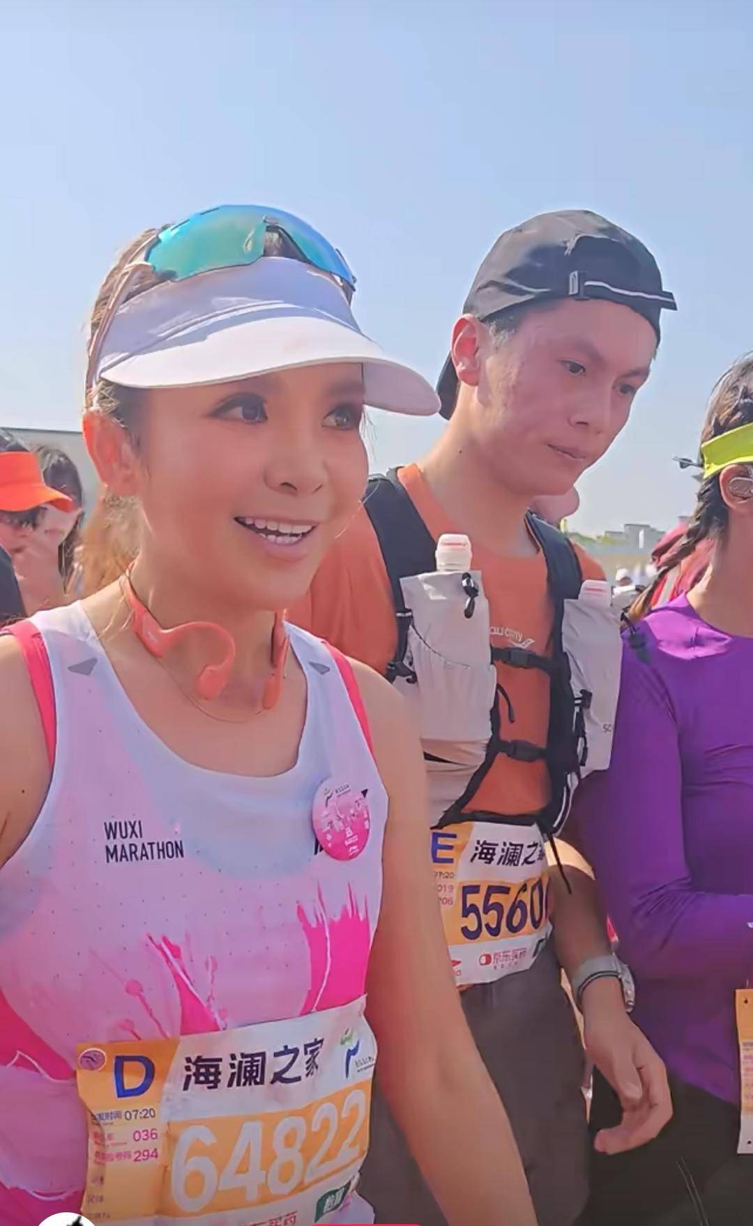 51岁央视主持人朱迅完赛无锡半马:马拉松教会我不要逞强,诚实面对自己