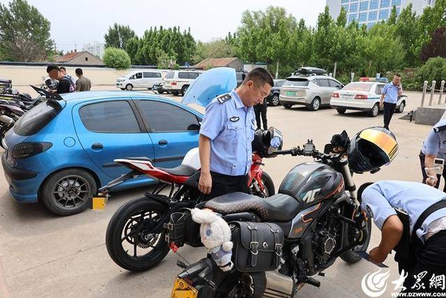 东营交管支队东营区大队依法处罚一批非法改装、飙车炸街驾驶人