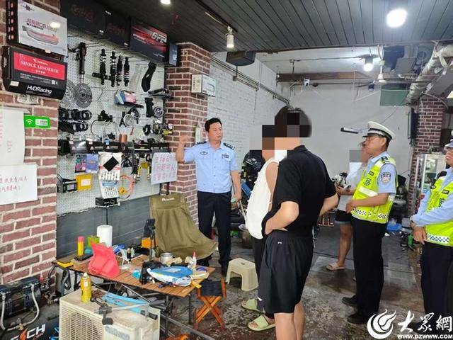 东营交管支队东营区大队依法处罚一批非法改装、飙车炸街驾驶人