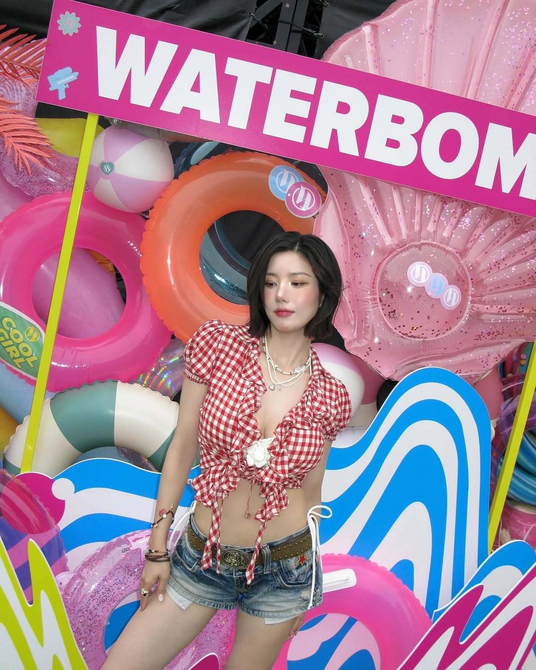 韩国水弹音乐节名场面:宋雨琦宣美柳智敏性感火辣权恩妃超撩人