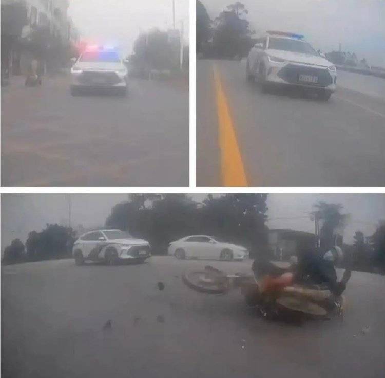 货车涉嫌超载被交警追缉10公里发生车祸,交警行为是否合规需要调查