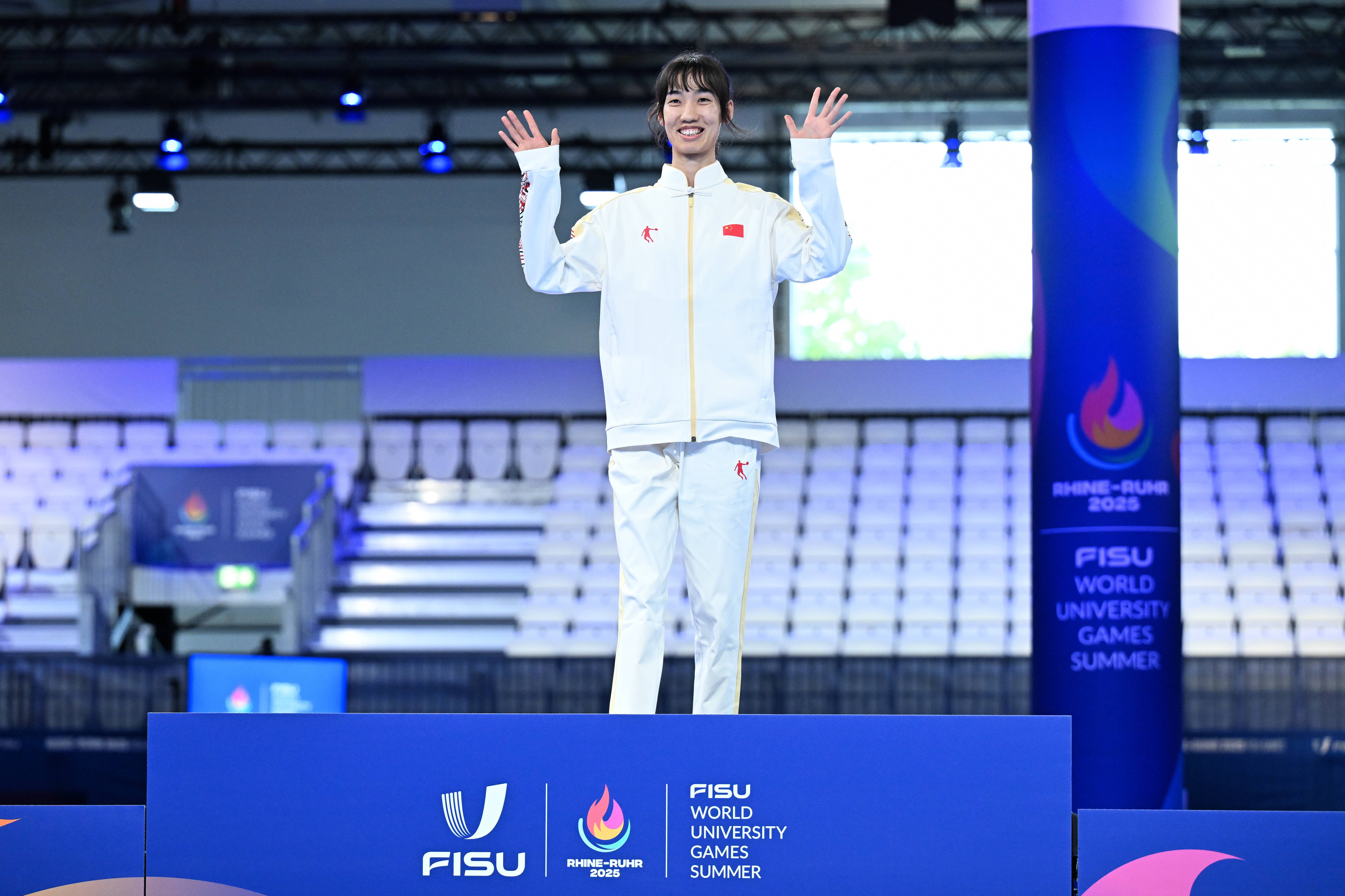 大运会|马静月夺得跆拳道女子49公斤级金牌