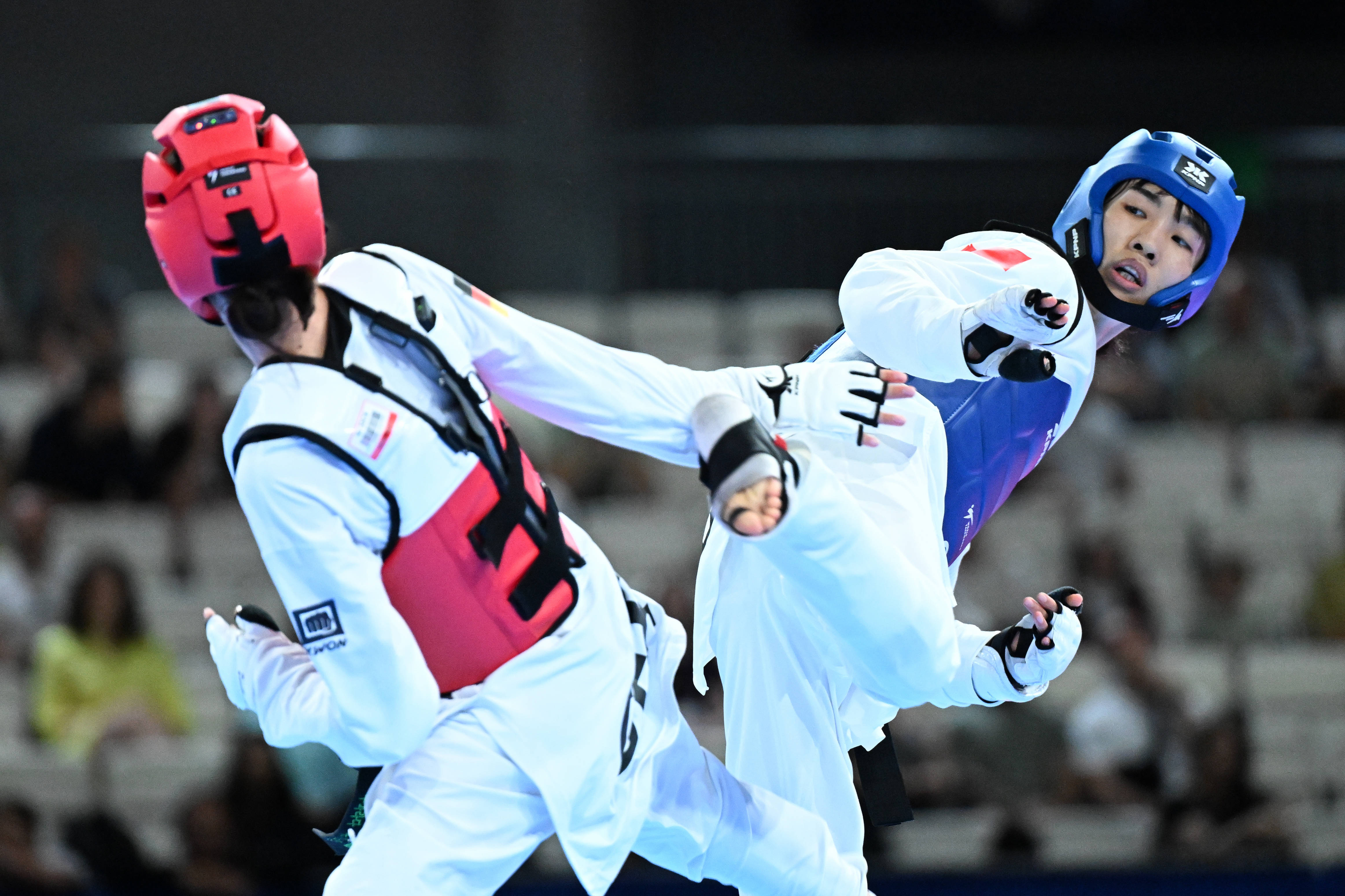 大运会|马静月夺得跆拳道女子49公斤级金牌