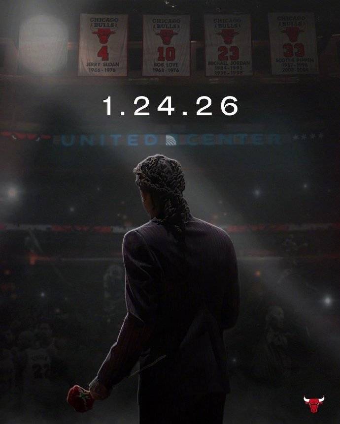 公牛官方:明年1月25日为罗斯举办球衣退役仪式