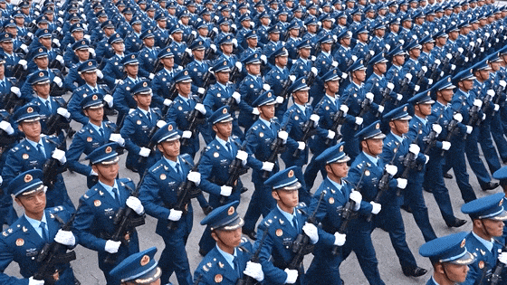 盛大阅兵即将开始,这是今晨的天安门广场!