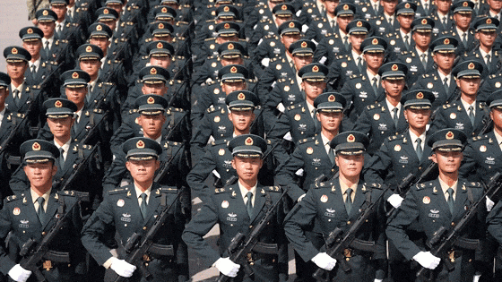 盛大阅兵即将开始,这是今晨的天安门广场!